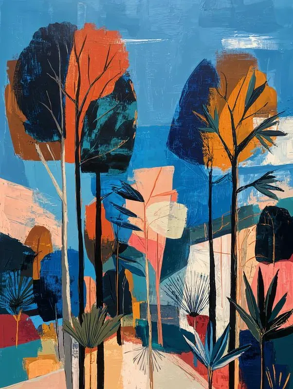 KIT 3 QUADROS DECORATIVOS - BOLD FOREST 03